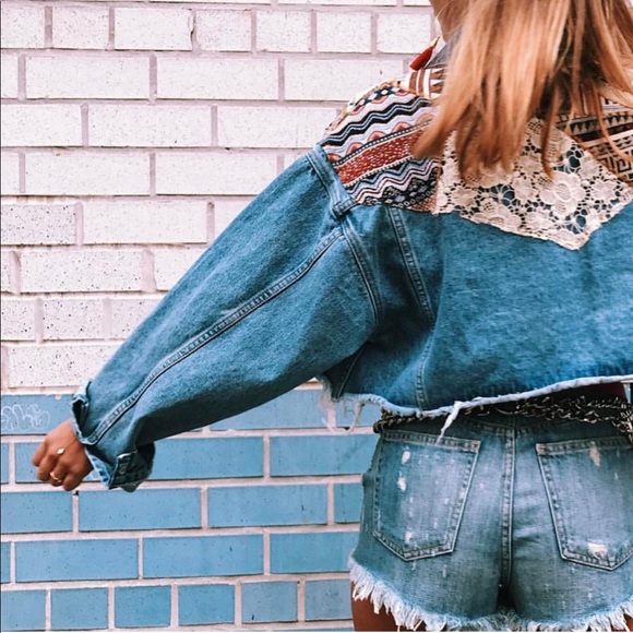 Carmar Jackets & Blazers - NWT 🎈LF Carmar cropped oversized denim coat